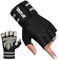 SPAREL Trainingshandschuhe für Herren mit Handgelenkbandage, Unterstützung für Gewichtheben, Fitness-Handschuhe, belüftete Rückenhandschuhe mit Handflächenschutz für Heben, Training, Fitness und Übung