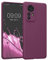kwmobile Handyhülle kompatibel mit Xiaomi 12 Pro Hülle - Handy Case aus weichem Silikon in Bordeaux Violett