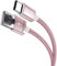 NWNK13 USB C Cable Type C Fast Charging Cable for Motorola E20 E30 E40 E32 Android Phone Charger Lead Wire Sync Cord for Moto E20 E7 E7i Power (2m, Rose Pink)