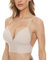 Low Back Bras Wirefree Deep V Plunge Multiway Convertible Spaghetti strap Backless Bras for Women Beige