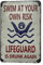Metall-Blechschild mit Pool-Warnung, Pool-Wissen-Metall-Blechschild, Pool-Regeln, Planung, Schwimmbadregeln, Schild für Sicherheit im Freien, Bauernhof, Warndekoration (06
