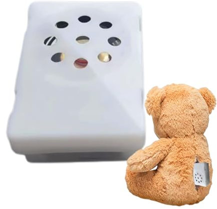 puzzlegame Enregistreur Vocal pour Animal en Peluche | Appareil d'enregistrement Vocal carré | Boîte vocale pour enregistreur Vocal d'animaux en Peluche | Sound Maker Music Squeeze Box Accessoires