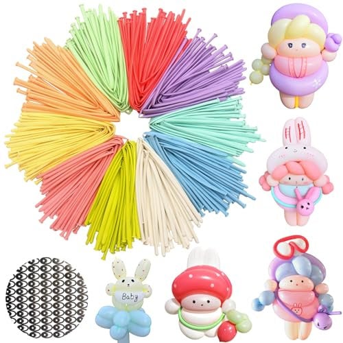 200 palloncini modellabili 260Q: Palloncini lunghi colorati per feste e decorazioni creative