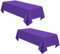 YMHPRIDE Lot de 2 nappes Violettes 153 x 260 cm en Tissu Polyester rectangulaire pour Tables de 6 Pieds, nappes Violettes pour Mariage, Anniversaire, fête, décoration de Table
