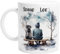 Engravables Cozy Custom Printed Mug – Personalised Gift for Dog Lovers – Cute, Funny & Heartfelt Designs – Multiple Sizes & Styles Available (11oz Ceramic Mug, Winter Man & Dog 3)