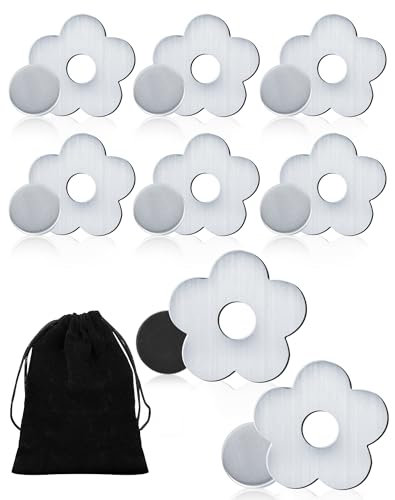 A aBlumen 8 Stück Tischdeckenbeschwerer für Draußen Magnete für Tischdecken Extra Schwer Tischdecken Beschwerer für Draußen Garten Party Camping Hochzeit Picknick (Blume Design)