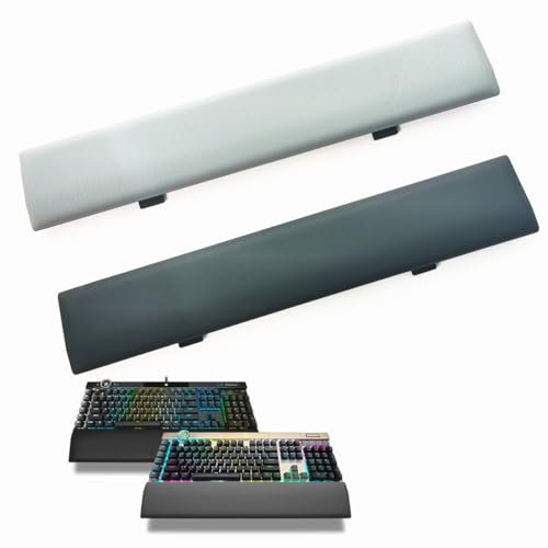New Wrist Palm Rest for Corsair K100 RGB Mechanical Gaming Keyboard,Leatherette Ergonomic Wrist Rest Pad Palm Protection (K100 Wrist Rest (Gray))
