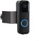 Metal Doorbell Bracket for Secure Mounting Punch Anti Theft Design for Video Doorbells (Black )