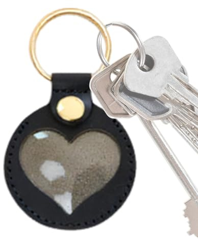 Schlüsselanhänger - Schlüsselanhänger Leder Für Tierhaare Erinnerung Zum Sammeln Von Katzen- Und Hundehaaren | Andenken An Verstorbene Für Hundebesitzer Katzenliebhaber Für Unisex Handtasche Handy