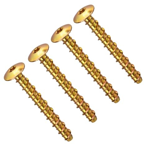 TERF® M5 X 100mm Masonry Concrete Anchor Screw Bolts M5 (5mm) X 100mm Torx Pan Head ZYP Self Tapping Anchor Screws Multi Fix Bolts For Concrete Masonry Brick Block Stone Wood - 10 Pcs