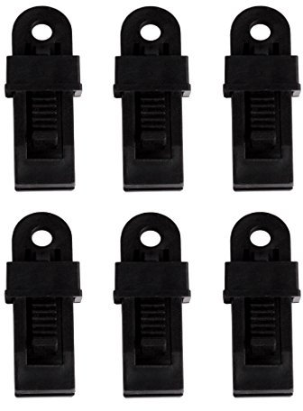 Andux Zone 6 Pieces Plastic Tarp Clips Awning/Tarp Clamps FBJ-01