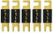 Mintice 5 X 150A Fusible ANL Voiture Automobile l'audio Puissance sécurité protéger Tube de Verre plaqué Or Protection