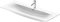 Duravit Viu Waschtisch Weiß Hochglanz 1230mm