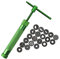 Extruder aus Edelstahl, für Zuckerpaste, Extruder, zum Dekorieren von Ton, Kuchen, Fondant, Kuchen, Zucker, Ton, Basteln, Dekorieren (grün)