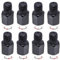 GZjiyu 8 Stk Spiegeladapter M10 Rechtsgewinde auf M8 Adapter Linksgewinde Rechtsgewinde für Moped Roller Motorrad Spiegel Adapter (Rechts und Linksgewinde je 4 Stk)