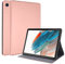 TECHGEAR Hülle Kompatibel mit Samsung Galaxy Tab A8 2021 10.5 Zoll (SM-X200 / SM-X205), Hülle mit Ständer und Auto Schlaf/Wach Funktion, Pu Leder Smart Case Tab A8 2021, Rosé Gold