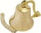 AuraHome® Solid Brass Large 4 / 10 cm, Nautical Hanging Ship Bell, Pub Bell Last orders, Traditional wall mounted Bell, Brass Bell with durable rope, home bar bell, Door Bell