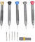 5Pcs Precision Watch Carbon Steel Screwdriver Set Watchmakers Tools Watch Screwdriver Glasses Repairing Screwdriver Set in Different Size for Watch Eyeglasses Jewelry Repair