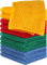 Utopia Towels Baumwoll-Waschlappen-Set – 100% ringgesponnene Baumwolle, hochwertige Flanell-Waschlappen für das Gesicht, sehr saugfähige und weiche Handtücher, 12 Stück, Electric Blue/Hunter
