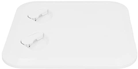 Marine Boat Deck Access Hatch Lid White with 2 Strong Recessed Handles ABS Plastic 14.75 X 14.5in Boat Vents and Deck Plates Boating Sailing