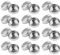 EXCEART 200 Pcs Aluminum Candle Candle Tins Candle Wax Containers Candle Light Candle Cup Case Tealight Candles Tea Light Containers Tea Holder Tea Lights Bulk Tin Can Travel
