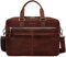 Marc Peter Laptoptasche Dallas I Leder Umhängetasche für 15.6 zoll Laptop I Aktentasche für Notebook I Tasche für Damen und Herren Buffleder Braun