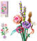 Blumenstrauß, DIY Blumenstrauß-Set 547-teilige für alle Altersgruppen, einzigartige DIY-Heimdekoration, Blumenstrauß Versenden DIY Bauspielzeugsets, Botanische Sammlung für Kinder, Mädchen, Jungen
