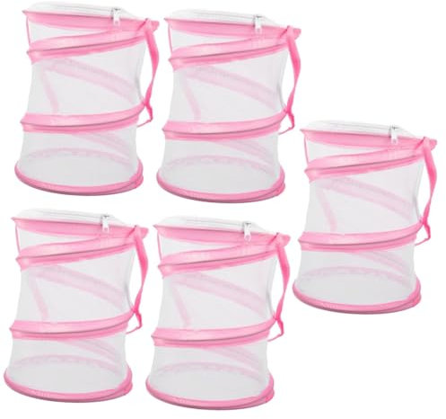Abaodam 5St Insektenkäfig für Kinder kindergeschenke Schmetterlingsnetz für Kinder Schmetterlingshaus Spielzeug Schmetterlingsnetze Insektennetz für Kinder draussen Stoff Rosa