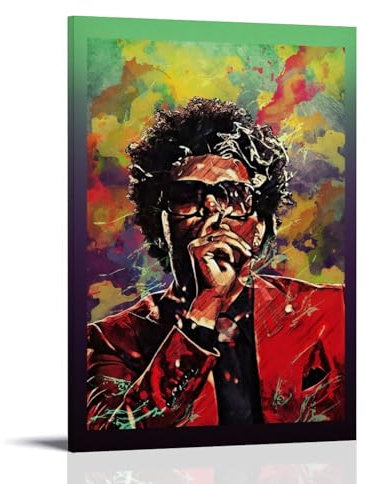 BNroee Poster The Weeknd, Wanddekoration, Film, cooler Wandkunstdruck, Poster, Vintage-Kunst, Raumdekoration, 40 x 60 cm, Rahmenstil