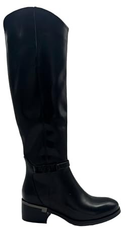 Laura Biagiotti Stivale, 8781 BRUSHED BLACK (Nero, Sistema Taglie Calzature EU, Adulto, Numero, Media, 38)