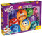 Lisciani - DISNEY ALLES STEHT KOPF 2 - Puzzle 250 Teile - Für Kinder Ab 7 Jahren - Maxi Doppelseitiges Puzzle - 50x35cm - Rückseite zum Ausmalen - INSIDE OUT 2 - Malspaß - 2 in 1