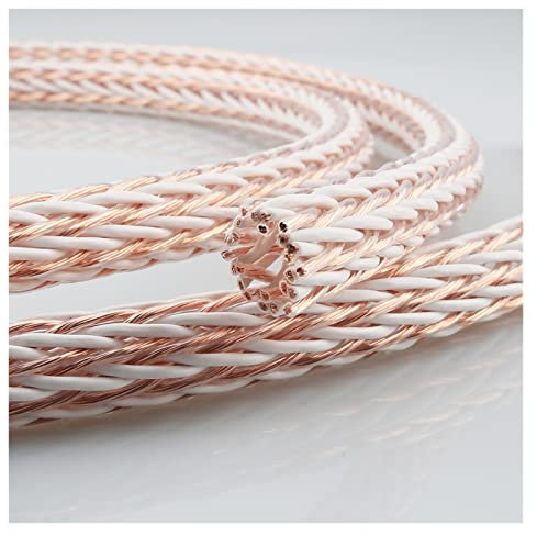 ALNHY 24 core 12TC Cavo OCC ad alta purezza Cavo di alimentazione Compatible With altoparlanti Amplificatore Compatible With altoparlanti Lettore CD DVD Giradischi(2 Meters)