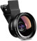 TONSINY 2-in-1 Macro & Wide Angle Lens Kit for iPhone 16/15/14/13/12/11/X/8/7/6, Samsung, Google & More - Black, Clip-On, Prime Lens Design, 37mm 0.45X Wide Angle, 15X Macro, Auto/Manual Focus