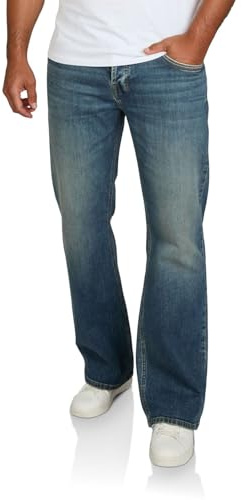 riverso Jeans herr stretch bootcut RIVAlan jeansbyxor denim blå svart 29 30 31 32 33 34 36 38 40