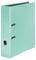 Original Falken PastellColor-Ordner. Made in Germany. 8 cm breit DIN A4 Pastell-Farbe Minz-Grün Ringordner Aktenordner Briefordner Büroordner Plastikordner Schlitzordner Motivordner