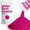 Hemway Glitter Paint Additive - Dark Rose Pink | Microfine Metallic Flakes for Adding Sparkle to Paints & Wood Varnish | Add to Emulsion, Acrylic & Latex for Indoor Sparkly Walls | 100 g