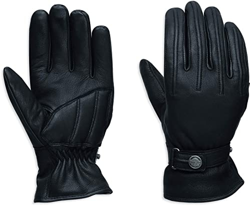 HARLEY-DAVIDSON Motorrad Damen Handschuhe aus Ziegenleder Ergonomischer Schnitt, M