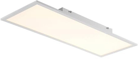 Lindby LED Deckenleuchte (LED Panel) Quais (Modern) in Weiß aus Aluminium (1 flammig,) - Lampe Deckenlampe Küchenleuchte