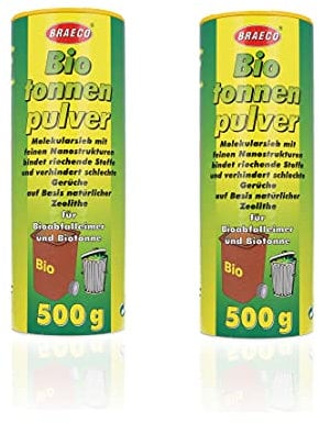 Braeco Biotonnenpulver 500g I für Biotonne & Biomüll I verhindert Geruch & Madenbildung (2)