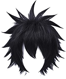 Halloween Kostüm Party Anime Cosplay Perücke mit kostenloser Perückenkappe für My Hero Academia (Dabi)