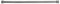 Tringle à rideau de douche - Barre de serrage en métal extensible - Montage sans vis ni perçage - Pour salle de bain - Maintien sûr - Diamètre : 23/26 mm - Chromé - 125-220 cm