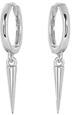 Bishilin Ohrringe Silber 925, Creolen Damen mit Anhänger Kegel Ohrringe Nickelfrei für Mädchen