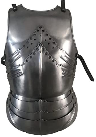 Medieval Gothic Knight Steel Armor Full Cuirass Breastplate and Back Plate Armour Historical Reenactment Halloween Costume