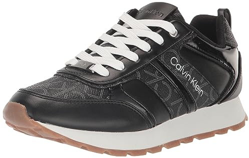 Calvin Klein Damen Carlla Sneaker, Schwarz 002, 37.5 EU