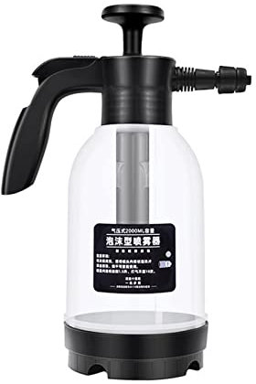 Pulverizador Manual pulverizador presión 2L, Espuma para Lavado Coche, Botella pulverizadora Agua con Boquilla Ajustable, jardín, Botella pulverización para Plantas, Coches, Productos Limpieza