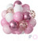 Palloncini Rosa e Bianchi, 60 Pezzi Con Coriandoli Oro Rosa per Matrimonio, Fidanzamento, Compleanno Ragazze, Baby Shower - Decorazione
