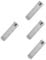 Cabilock 4pcs Hop Wine Aerator Machine Whiskey Decanter Wine Kits Drinks Dispenser with Tap Brewing Kit Strainer Bottles Media Tableware Stainless Steel Silver