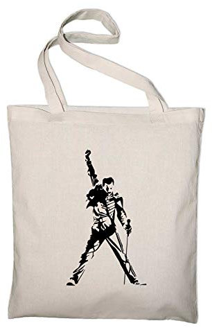 STYLETEX23 Freddie Fan Jutebeutel Shopping Bag, natur