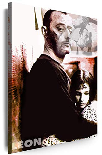 Myartstyle - Bilder Leon Profi 120 x 80 cm Leinwandbilder XXL - 1 Teilige Wandbilder Film Popular Movies Kunstdrucke w-P-2020-0135