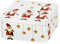 Gawol Gebäckdose Nikolaus eckig 18,6x18,6x7,2cm, weiß/rot